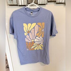 Gildan Heavy Cotton T-Shirt in Light Blue